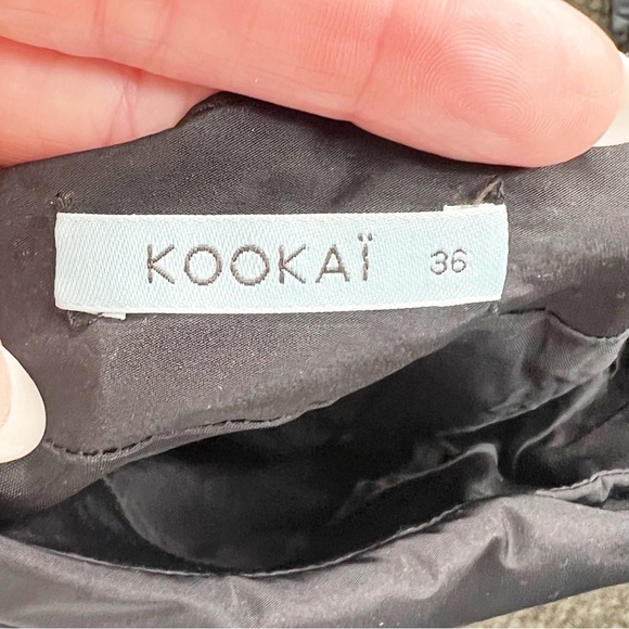 Kookai Black One Shoulder Ruched Dress - Picture 4 of 5